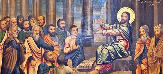 Gesù insegna nella sinagoga